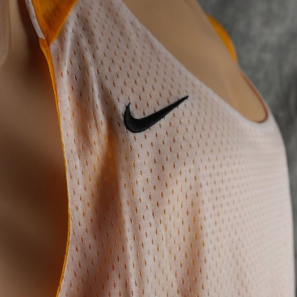 NWT NIKE 399202 717 Men's Reversible Orange/White Sleeveless Tank size L/XL ANB - Picture 5 of 6